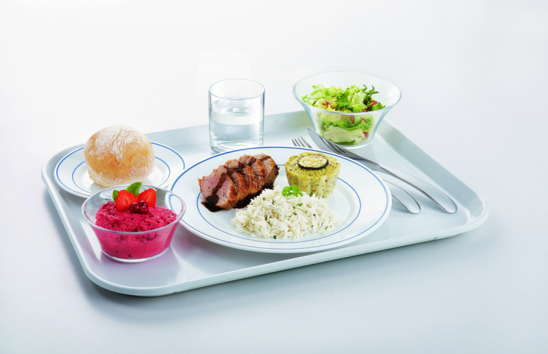 Assiette plate rond blanc verre Ø 19 cm Restaurant Filet Bleu Arcoroc
