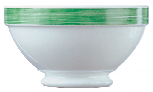 Bol rond vert verre opal 51 cl Ø 13 cm Brush Arcoroc