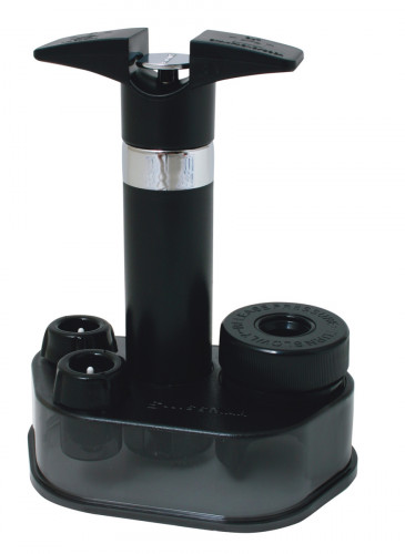 Pompe de conservation vin/champagne noir Epivac Peugeot Saveurs