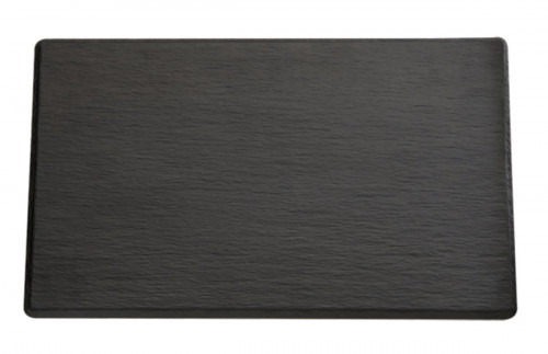 Plateau effet ardoise mélamine 32,5x26,5 cm Slate Aps