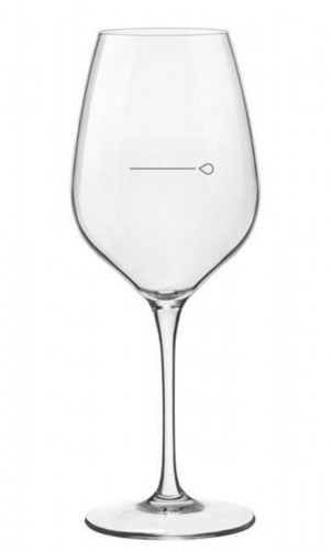 Verre à pied jaugé verre cristallin 43,5 cl Tre Sensi Bormioli Rocco