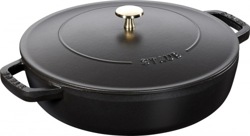 Sauteuse fonte d'acier Ø 28 cm 12,6 cm 3,7 L Chistera Staub