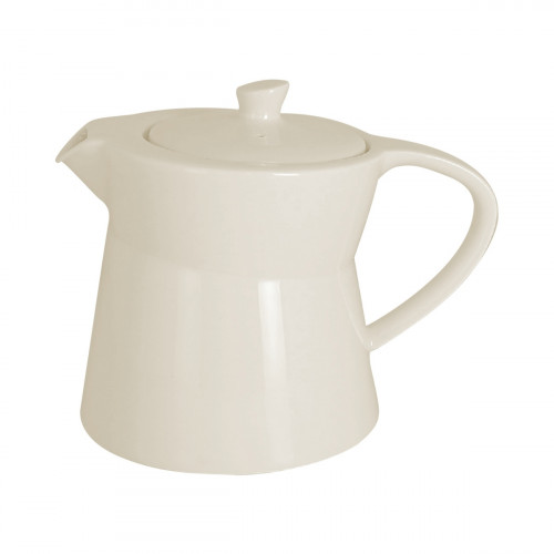 Théière rond ivoire porcelaine vitrifiée 40 cl Ø 10,2 cm Giro Rak