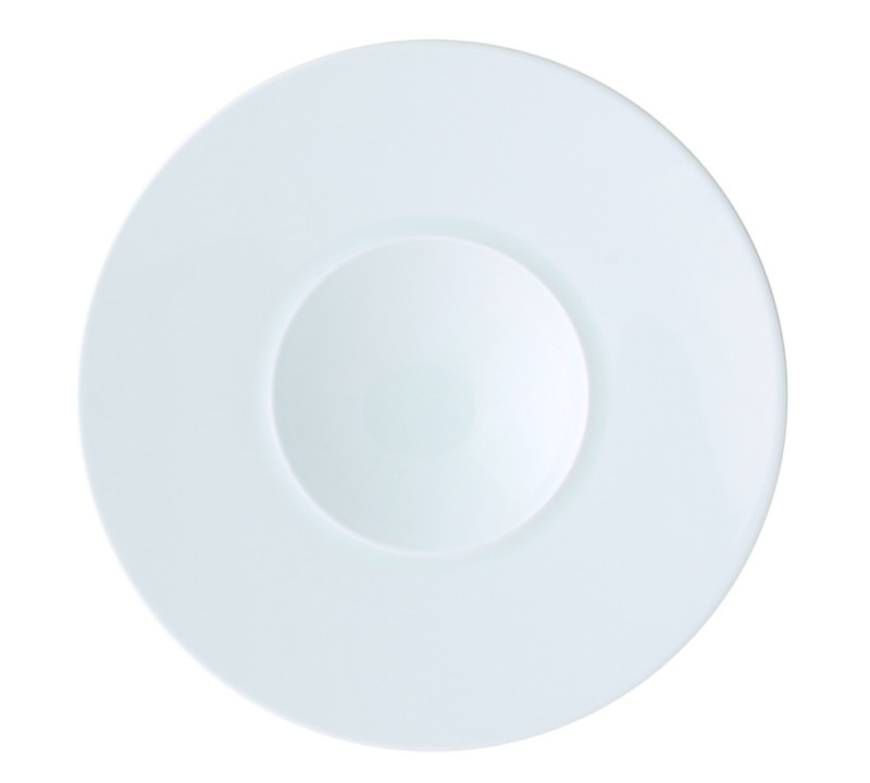 Assiette extra creuse rond blanc porcelaine Ø 22 cm Style Astera