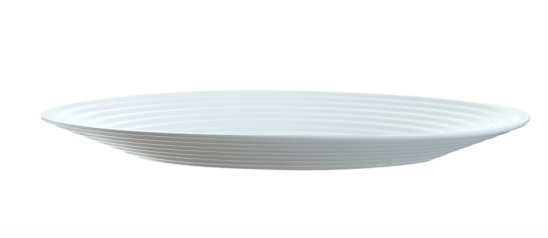 Assiette plate rond blanc verre Ø 25 cm Stairo Arcoroc