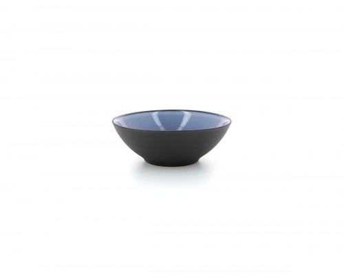 Assiette coupe creuse rond bleu porcelaine culinaire Ø 15 cm Revol