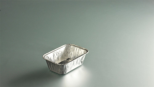 Barquette gris aluminium 14x9,8x4,5 cm 35 cl (100 pièces)