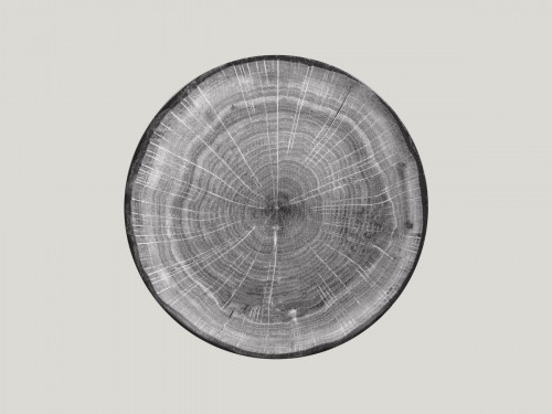 Assiette coupe plate rond beech porcelaine vitrifiée Ø 29,3 cm Woodart Rak