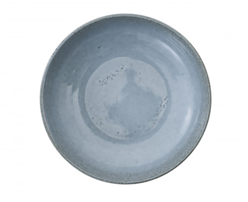 Assiette creuse rond bleu grès émaillé Ø 22 cm Sky Pro.mundi