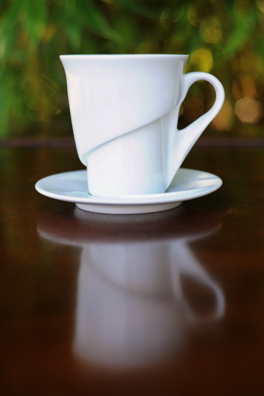 Sous-tasse à café lungo rond blanc porcelaine Ø 13 cm Delissea Rak