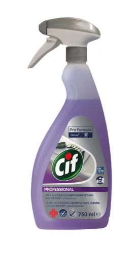 Nettoyant dégraissant désinfectant 750 ml Cif