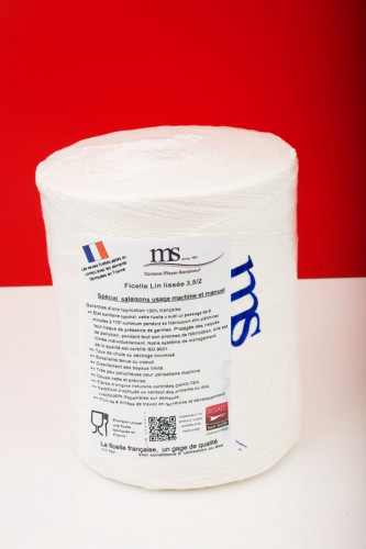 Ficelle alimentaire blanc lin