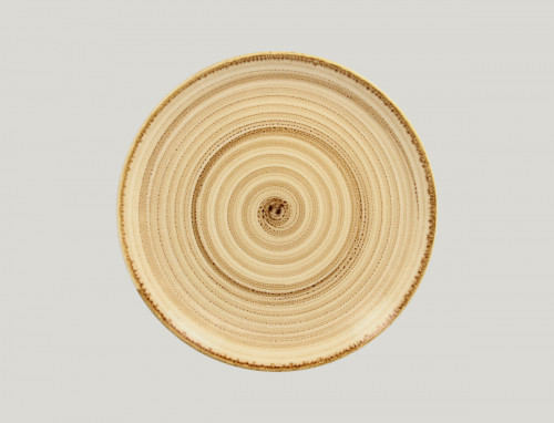 Assiette coupe plate rond beach porcelaine vitrifiée Ø 26,7 cm Twirl Rak