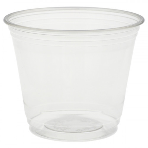 Pot transparent plastique Ø 92 mm 27 cl Duni (60 pièces)
