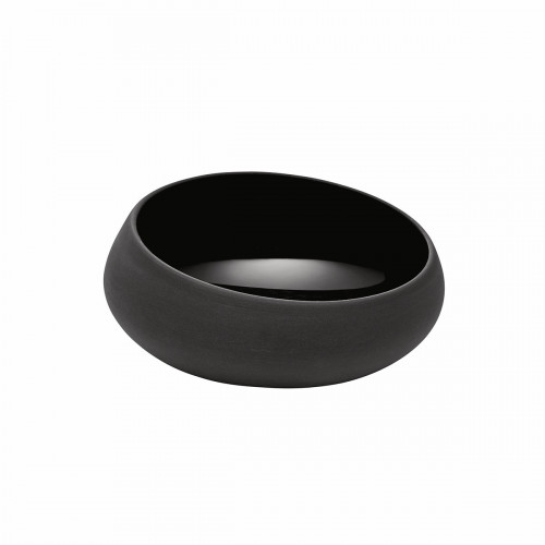 Bol rond noir grès émaillé Ø 12 cm Bahia Degrenne