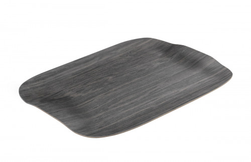 Plateau bois Cèdre foncé 41x29 cm Papillon Platex