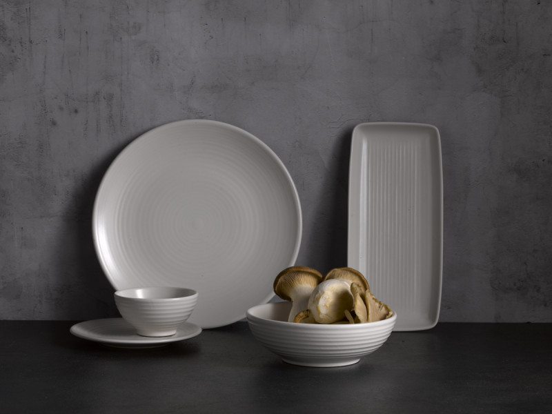 Assiette creuse ovale blanc porcelaine 26,7x19,7 cm Evo Dudson