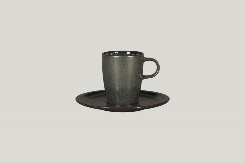 Tasse à thé noir porcelaine 20 cl Ø 7 cm Rakstone Ease Rak