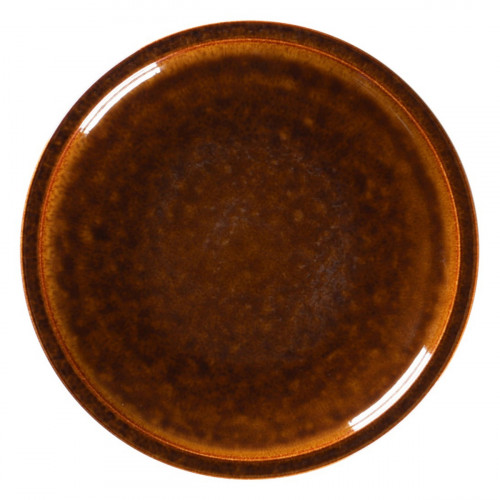 Assiette coupe plate rond cuivre porcelaine Ø 20,4 cm Rakstone Ease Rak