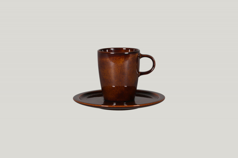 Tasse à thé cuivre porcelaine 23 cl Ø 7,3 cm Rakstone Ease Rak