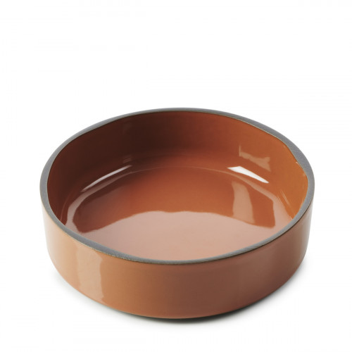 Coupelle rond rouge porcelaine culinaire Ø 11 cm Caractère Revol
