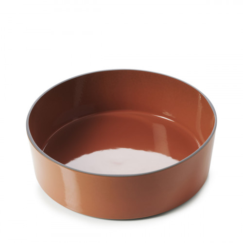 Saladier rond rouge porcelaine culinaire Ø 25 cm Caractère Revol