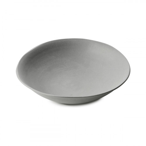 Assiette coupe creuse rond gris porcelaine culinaire Ø 24 cm No.w Revol