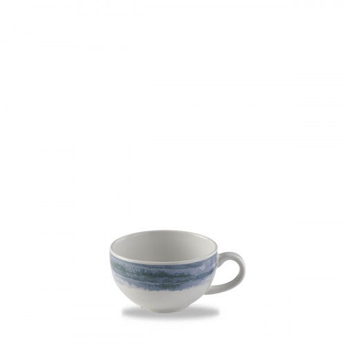 Tasse à cappuccino bleu porcelaine vitrifiée 22,7 cl Ø 9,5 cm Finca Dudson