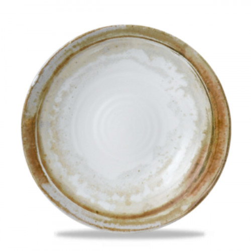 Assiette plate organique beige porcelaine vitrifiée Ø 23 cm Finca Dudson