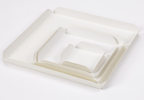 Carré rainé carré blanc papier 15x15 cm (500 pièces)