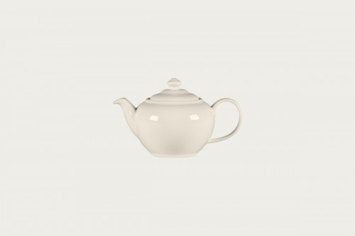Théière & couvercle rond blanc porcelaine bone china 62,4 cl Ø 12,7 cm Fedra Rak