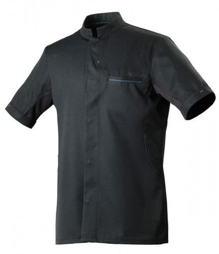 Veste homme manches courtes noir T1 Dunes Robur