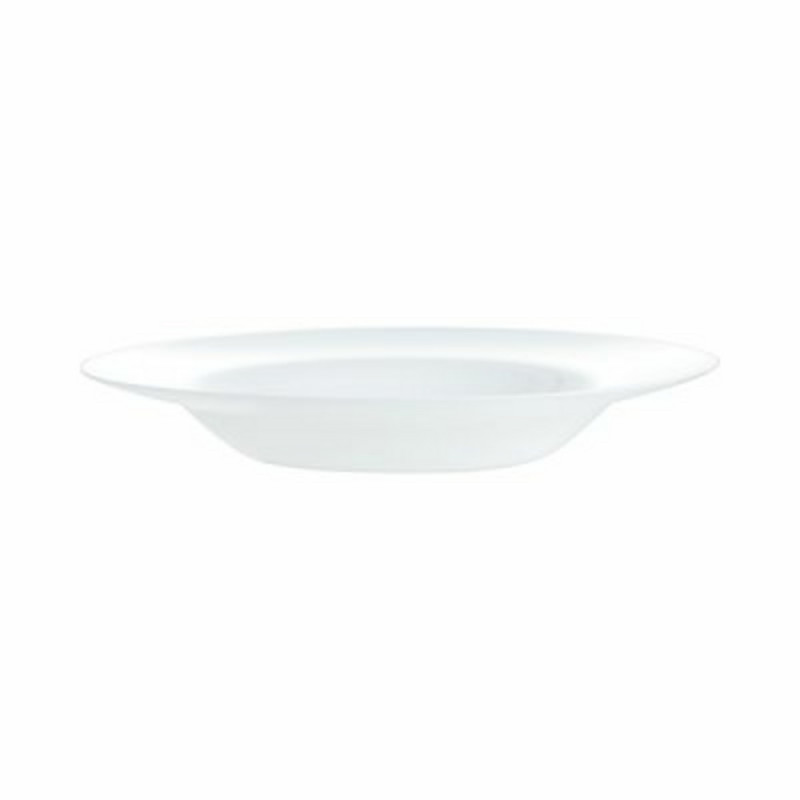 Assiette à risotto rond blanc verre Ø 29 cm Evolutions Arcoroc
