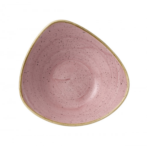 Bol triangulaire Petal Pink porcelaine vitrifiée 23,5 cm Stonecast Churchill