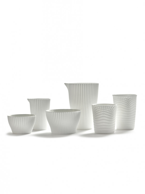 Bol conique blanc porcelaine Ø 8 cm Nido Serax