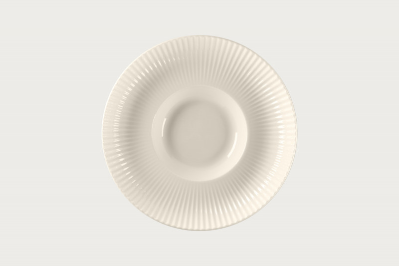 Assiette creuse gourmet rond blanc porcelaine Ø 29 cm Spectra Rak