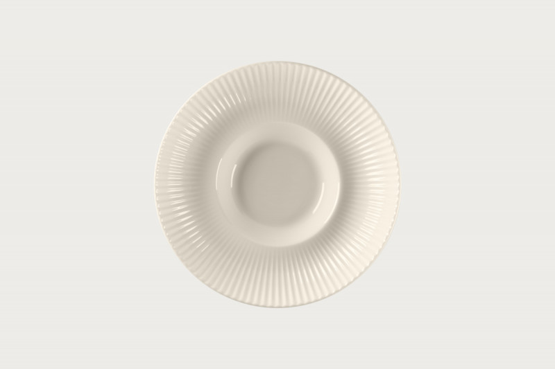 Assiette creuse gourmet rond blanc porcelaine Ø 26,2 cm Spectra Rak