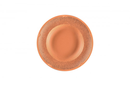 Assiette creuse rond Tero Décor Denia porcelaine Ø 26 cm Earth Rak