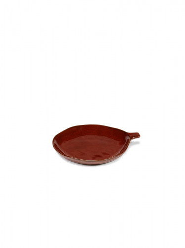 Assiette coupe creuse rond Venetian red grès émaillé 20x17 cm La Mère Serax