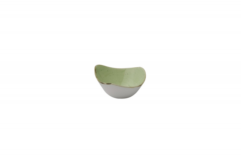 Bol triangulaire Sage Green porcelaine 15,3x15,3 cm Stonecast Churchill