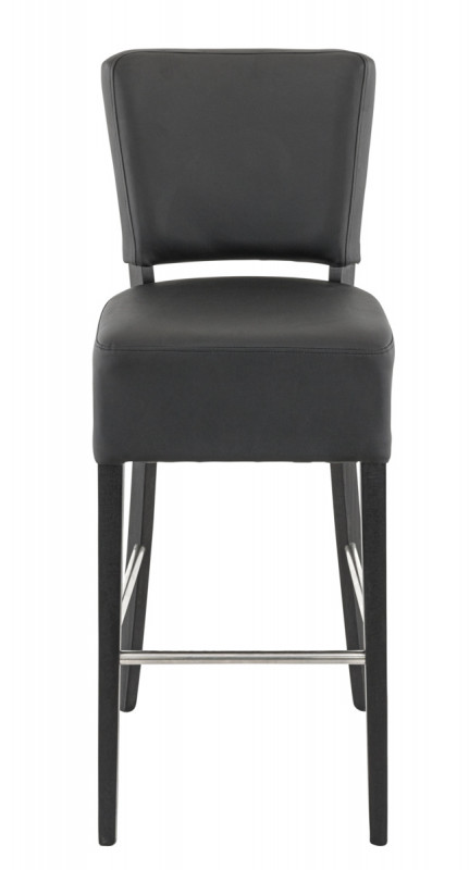 Tabouret de bar d'intérieur noir 105x45x55 cm Floriane 2