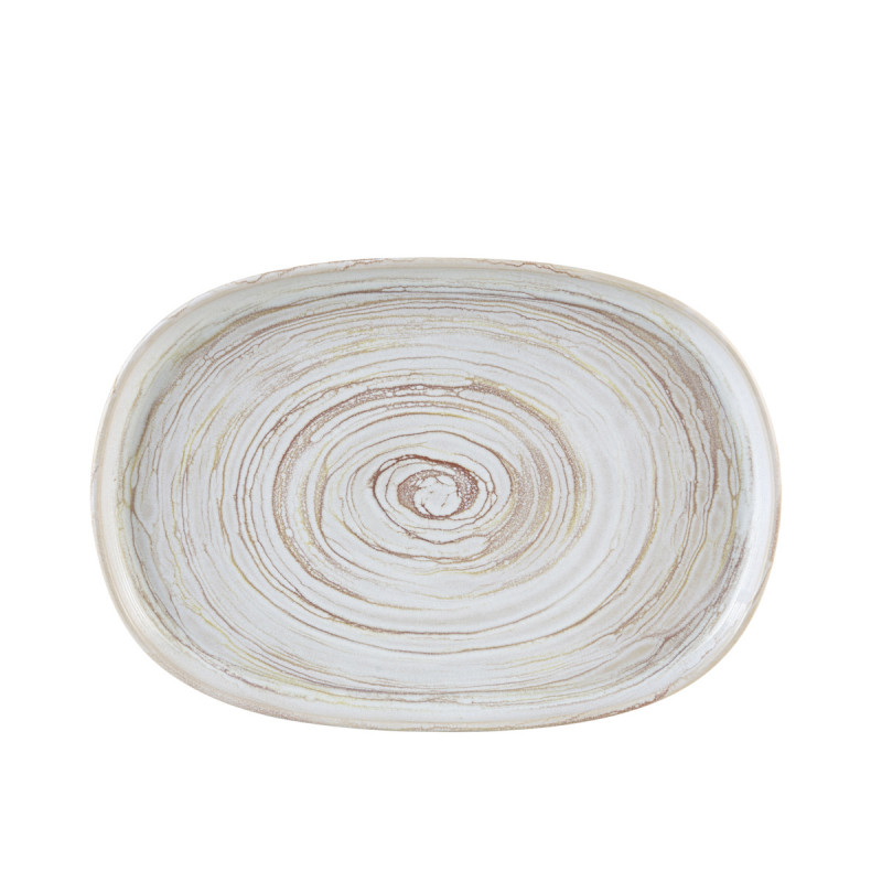 Assiette ovale ovale grès 33x22,5 cm Aurora Accolade