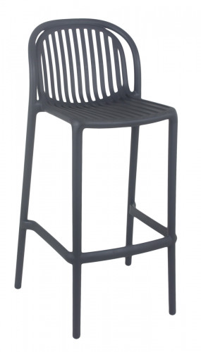 Tabouret de bar de terrasse gris anthracite 104x52x49 cm Oman Flexmob