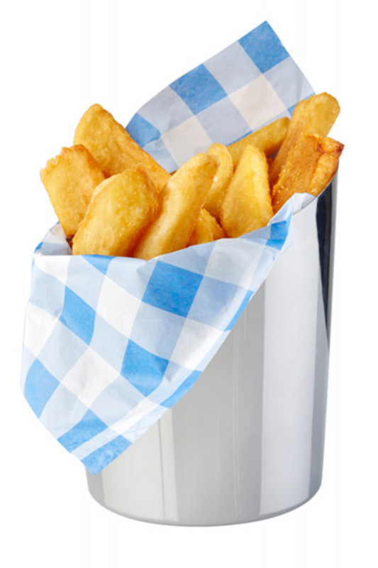 Cône à frites conique inox Ø 9,5 cm Snackholder Aps