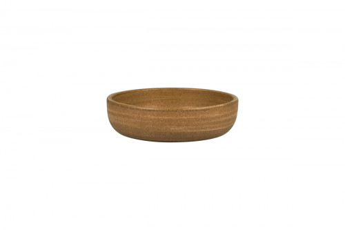 Assiette coupe creuse rond Autumn Brown porcelaine Ø 16 cm Selva Rak