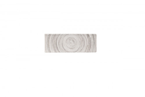 Plat rectangulaire gris porcelaine vitrifiée 8,8 cm Elements Churchill
