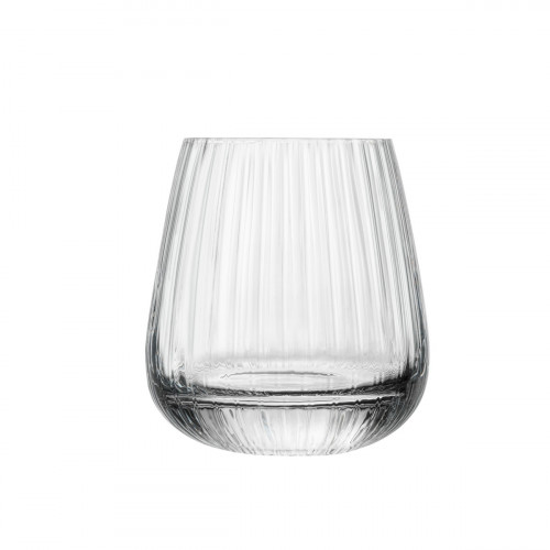 Gobelet strié verre cristallin 40 cl Cocktail Club Luigi Bormioli