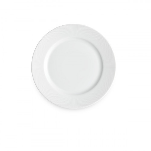 Assiette plate rond blanc porcelaine Ø 28 cm Eventail Pillivuyt