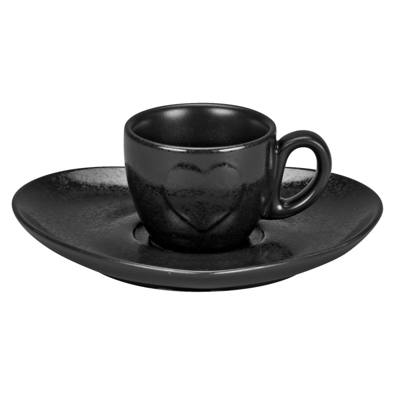 Tasse à expresso noir porcelaine 9 cl ClichÉ Rak