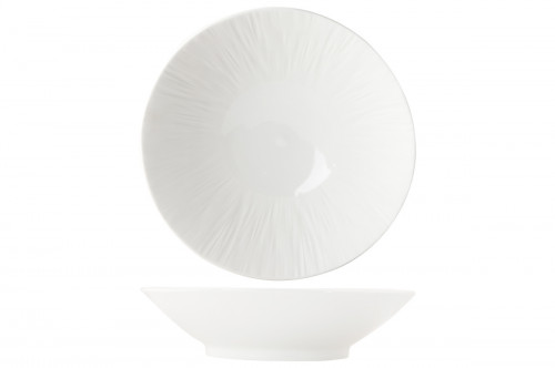 Assiette creuse rond blanc porcelaine Ø 26,5 cm Pure White Proof
